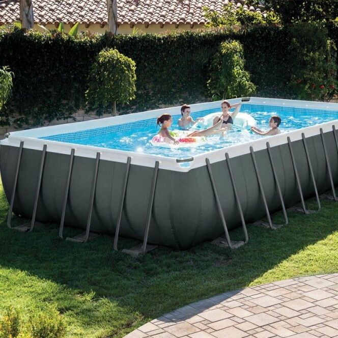 Piscine tubulaire Intex Ultra XTR Frame 7.32 x 3.66 x 1.32 m DR