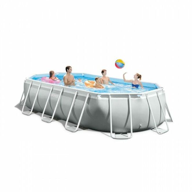 Piscine tubulaire ovale Intex Prism Frame 5,03 x 2,74 x 1,22 m © INTEX