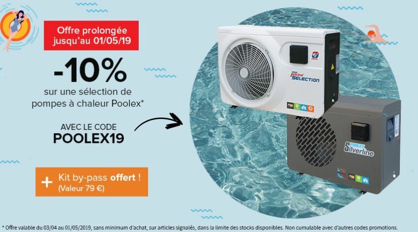 Piscineco : -10% sur votre pompe à chaleur
&nbsp;&nbsp;