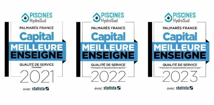 Piscines HydroSud : Meilleure Enseigne Piscine pour la 3e année consécutive
&nbsp;&nbsp;