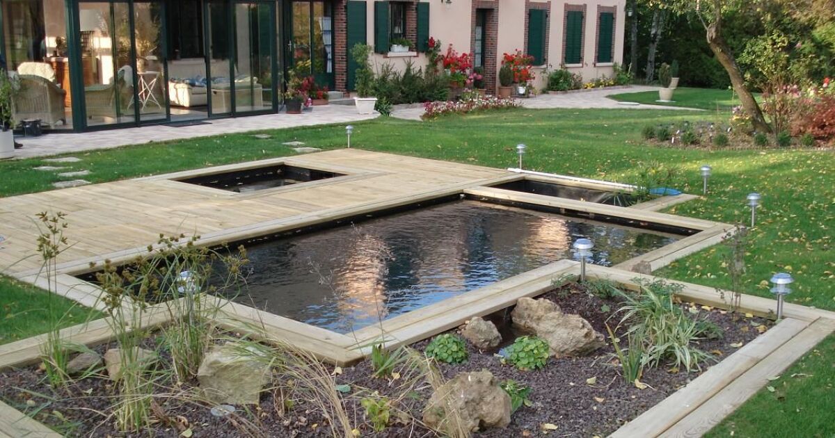 bassin d'eau baignable