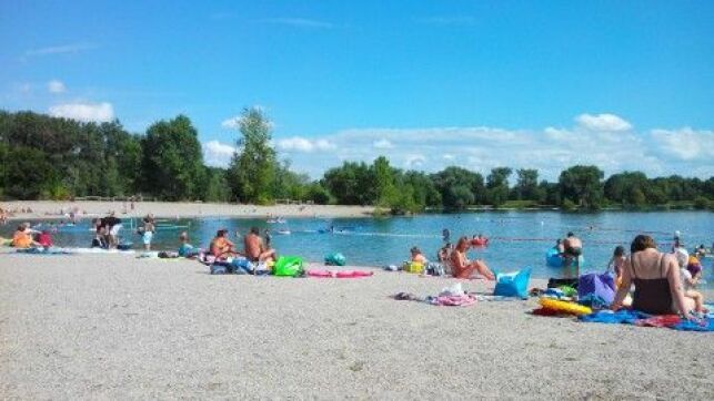 Plan d'eau de la Ballastière à Bischheim