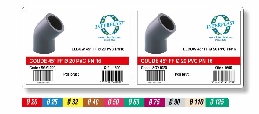 Doubles étiquettes cartons&nbsp;&nbsp;