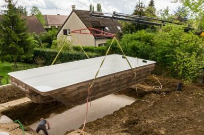 Poids d’une piscine coque