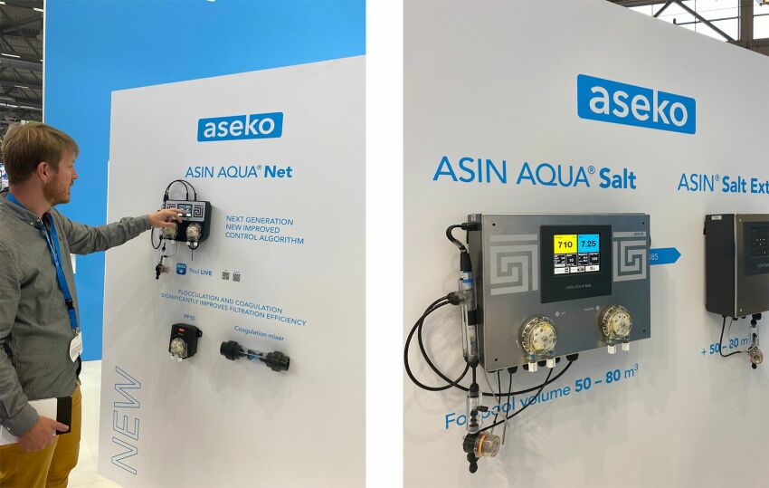 Présentation des produits et solutions Aseko lors du Salon Aquanale 2021&nbsp;&nbsp;