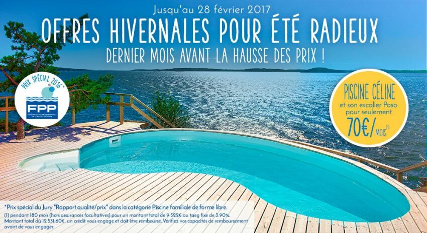 Profitez des offres hivernales Piscines Waterair !&nbsp;&nbsp;