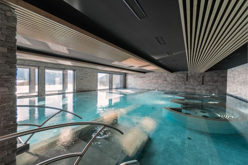 Réalisation multi-piscines (collectif-centre thermal), Carré Bleu Nicollier (Suisse)&nbsp;&nbsp;