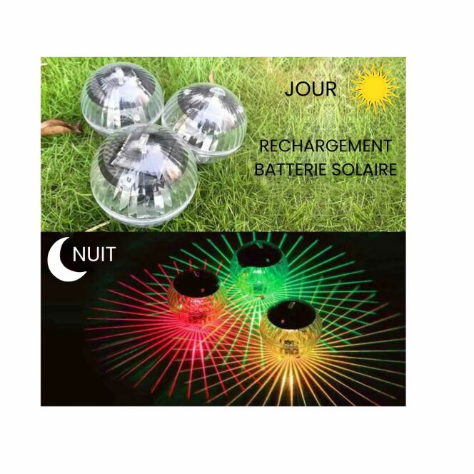 Pas besoin de chargeur, la boule MAGIC se recharge le jour pour fonctionner efficacement la nuit © MAGIC Pools