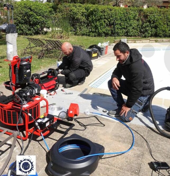 Recherche de fuites sur une piscine