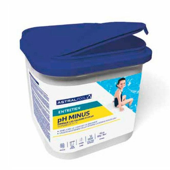 Régulation ph moins poudre 5 kg Astralpool DR