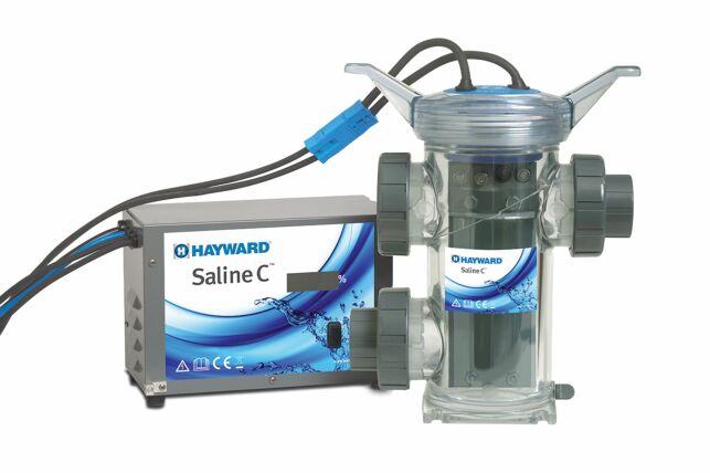 L'électrolyseur Saline C de Hayward est simple et robuste.