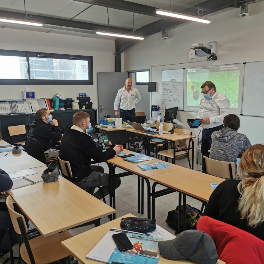 Salle de cours du BTP-CFA de Perpignan&nbsp;&nbsp;