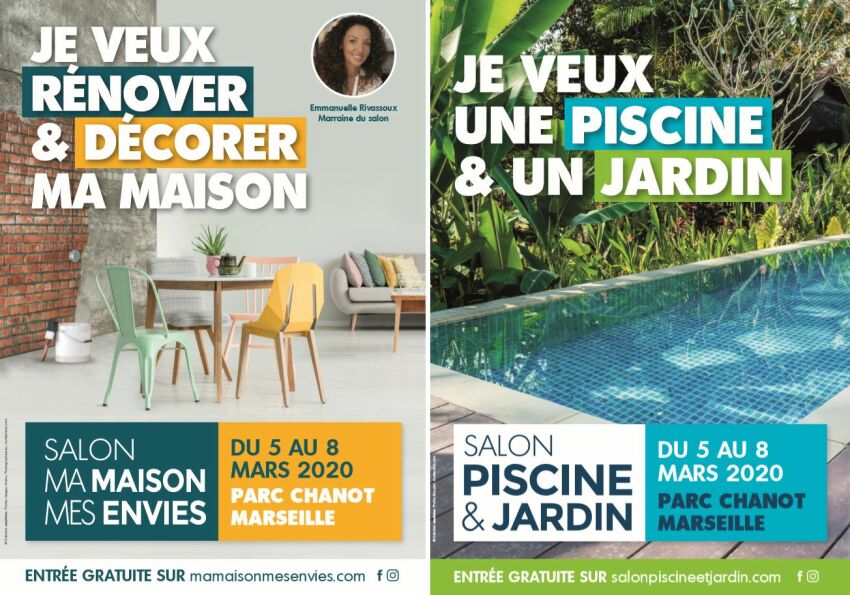 Salons Piscine & Jardin et Ma Maison Mes Envies à Marseille
&nbsp;&nbsp;