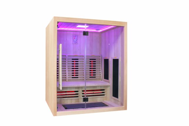 Sauna infrarouge Boreal 160, Boréal Sauna - Sauna infrarouge 3 places (160x120 cm)