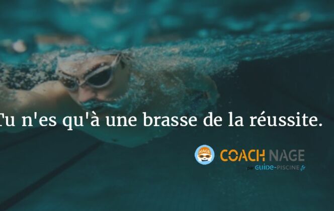Se motiver pour aller nager : les citations Coach Nage en photos ! DR