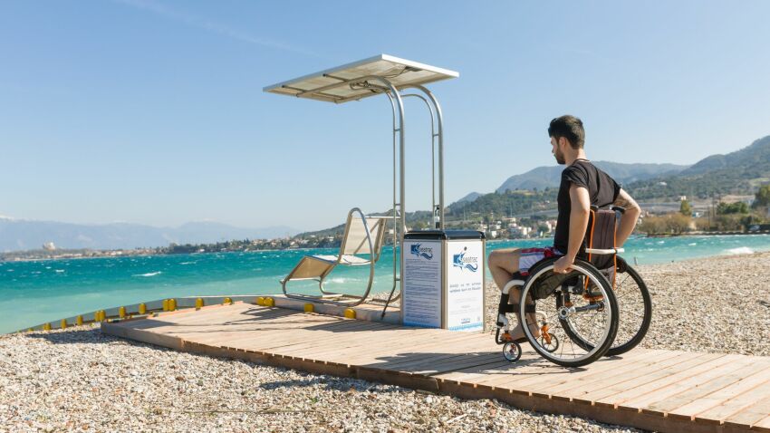 SEATRAC Mover : dispositif mobile pour l'accès PMR à la mer, aux lacs et bases de loisirs en toute autonomie 