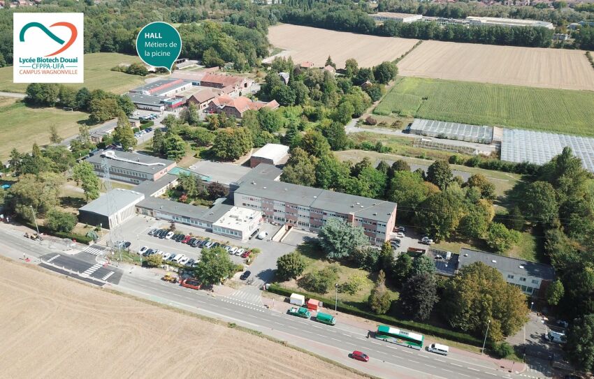 Le CFPPA-UFA du Nord (site du lycée Biotech de Douai) accueille le BP accueille le BP Métiers de la Piscine.&nbsp;&nbsp;