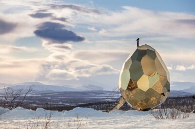 Un sauna en forme d’œuf en Suède : Solar Egg