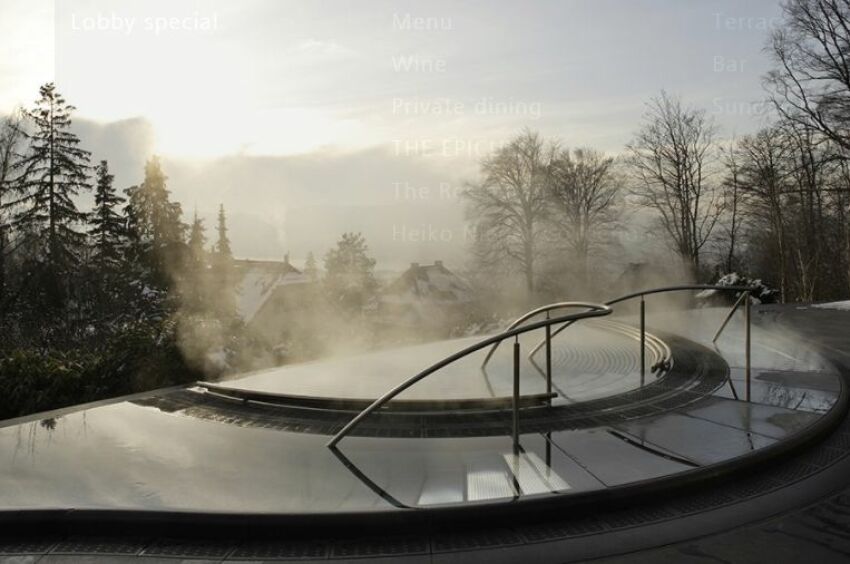 Spa extérieur du Doler Grand Hotel à Zurich&nbsp;&nbsp;