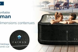 Nouveau spa gonflable Caïman, par Poolstar