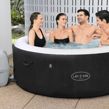 BESTWAY Spa gonflable rond 2-4 places Lay-Z-Spa® Bahamas Airjet