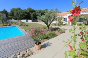 plage bois en Ipé, terrasse en grès cerame