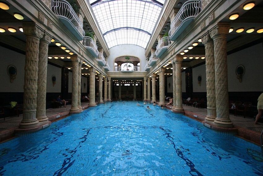 Thermes Gellért à Budapest&nbsp;&nbsp;