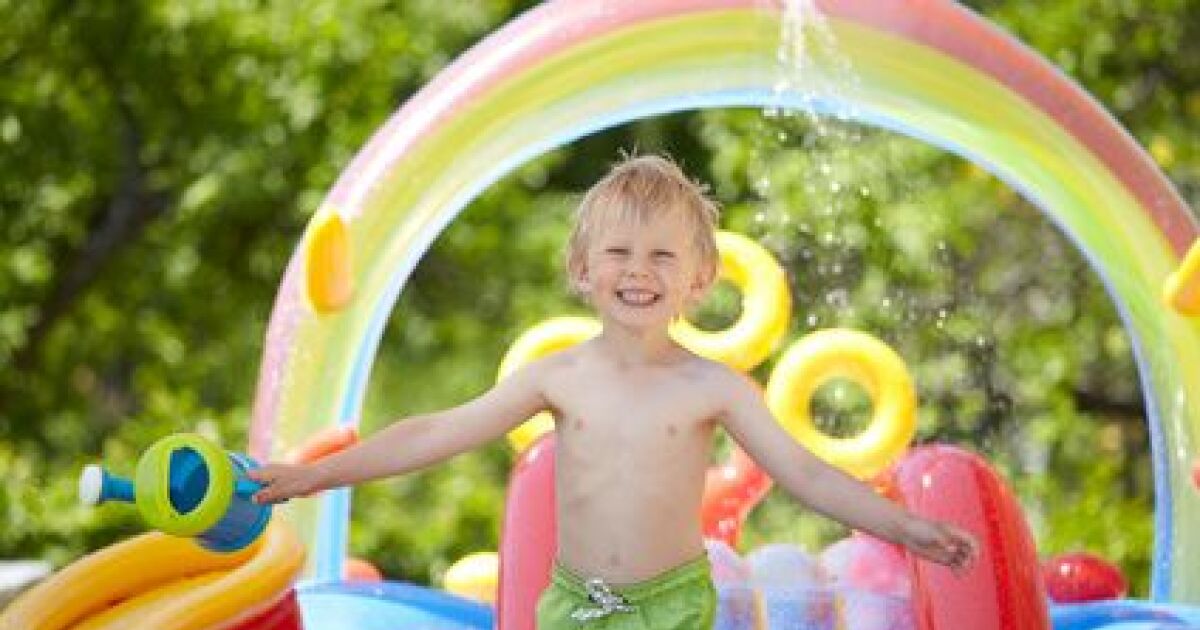 Toboggan De Piscine Gonflable Pour Piscines Hors-sol - 200 X 80 X 85 Cm | Jeux Aquatiques été, Famille - 6