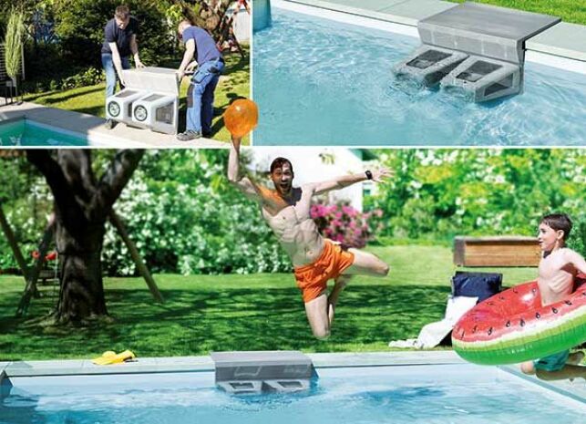 Turbines de nage EasyStar de BINDER, pour faire de sa piscine un espace de sport et de bien-être