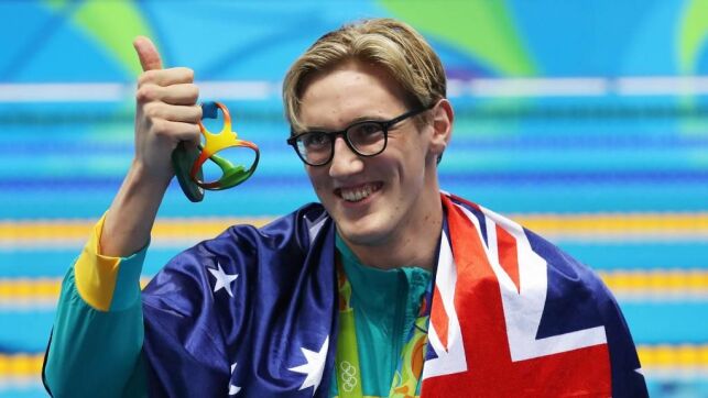 Mack Horton, champion olympique du 400 m nage libre à Rio.