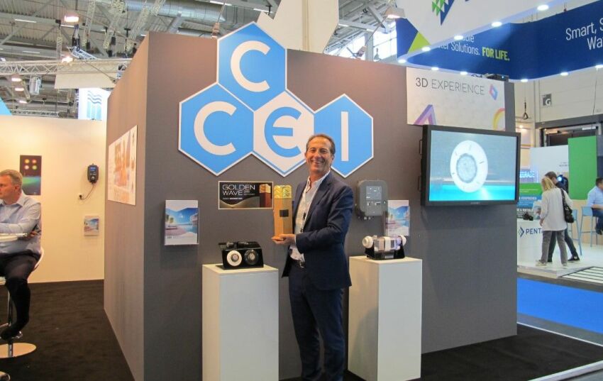 Un Golden Wave Award pour CCEI lors du Salon Aquanale 2019&nbsp;&nbsp;