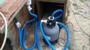 Un groupe de filtration pour piscine