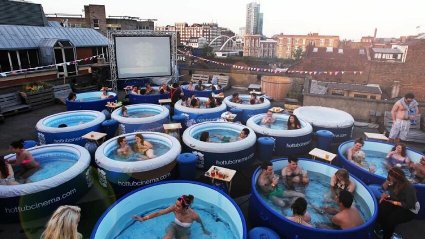 Un Hot Tub Cinema bientôt à Sydney&nbsp;&nbsp;