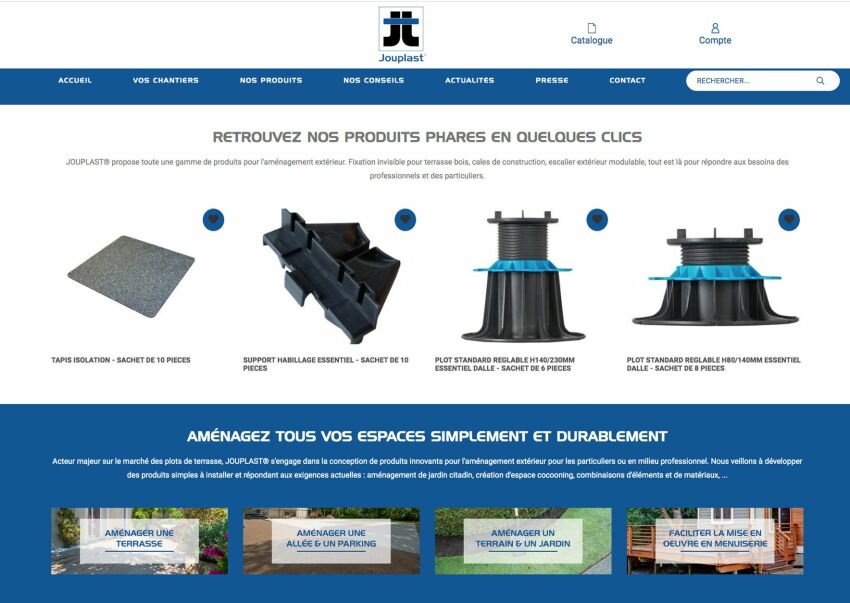 Un nouveau site web pour Jouplast®
&nbsp;&nbsp;