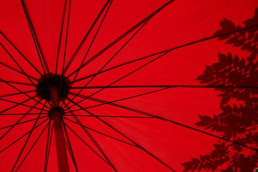 Un parasol pour se protéger du soleil&nbsp;&nbsp;