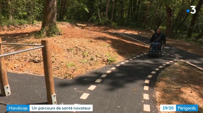 Un parcours santé en plein nature accessible à tous en Dordogne&nbsp;&nbsp;