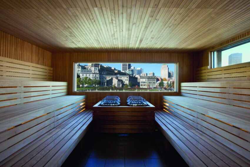 Un sauna avec vue sur la vieille ville&nbsp;&nbsp;