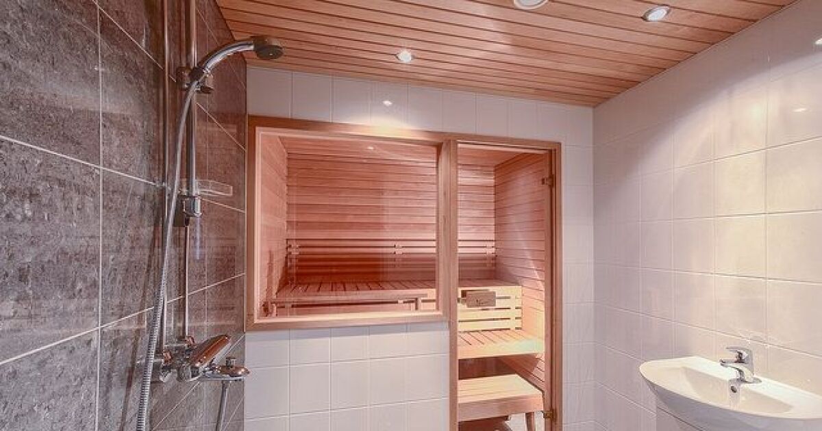 Un sauna douche gain de place et hygiène GuidePiscine.fr