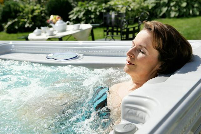 Un spa avec aquabike intégré