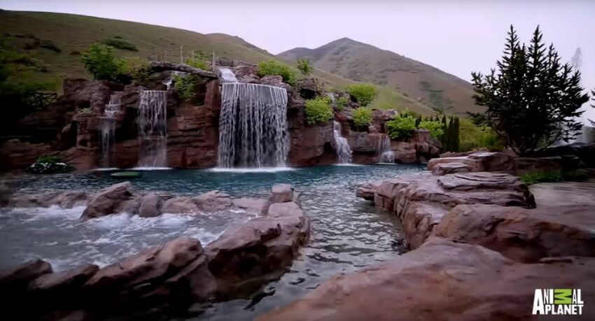 Une impressionnante piscine de luxe dans l'Utah&nbsp;&nbsp;