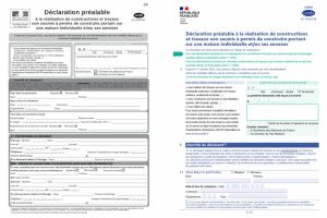 Permis de construire et déclaration de travaux : nouveaux formulaires