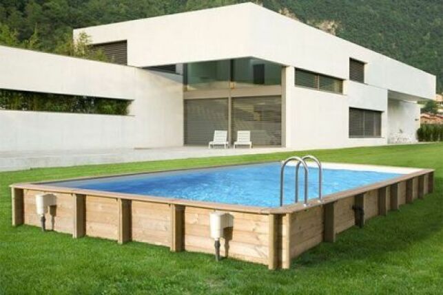 Une piscine avec ossature bois est élégante et reste stable dans le temps