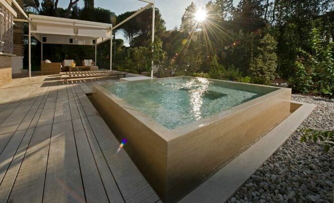 piscine beton 4x3