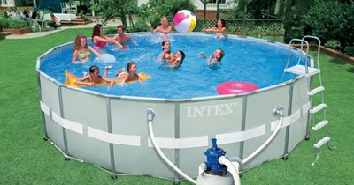 piscine gonflable de jardin