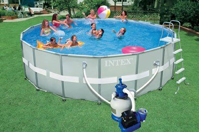Une piscine intex hors sol dans votre jardin