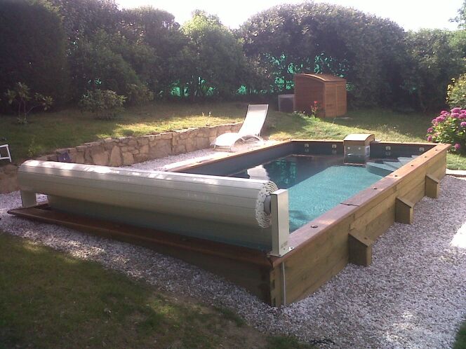 piscine intex semi enterree