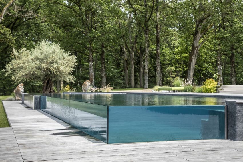 Une réalisation l'esprit piscine, ADH Piscines, photo : Fred Pieau&nbsp;&nbsp;