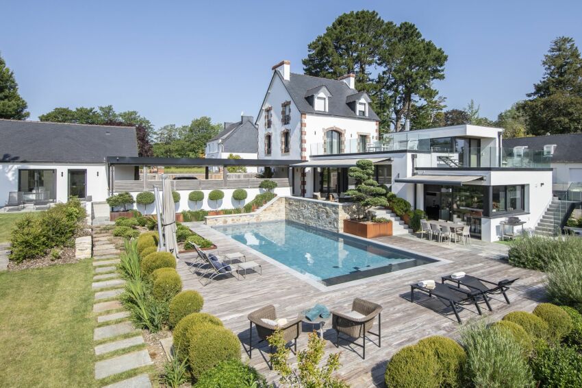 Une réalisation l'esprit piscine, DP Piscines, photo : Fred Pieau&nbsp;&nbsp;