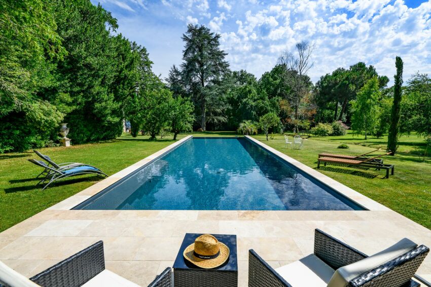 Une réalisation l'esprit piscine, Piscines Sud Océan, photo : Fred Delouvée&nbsp;&nbsp;