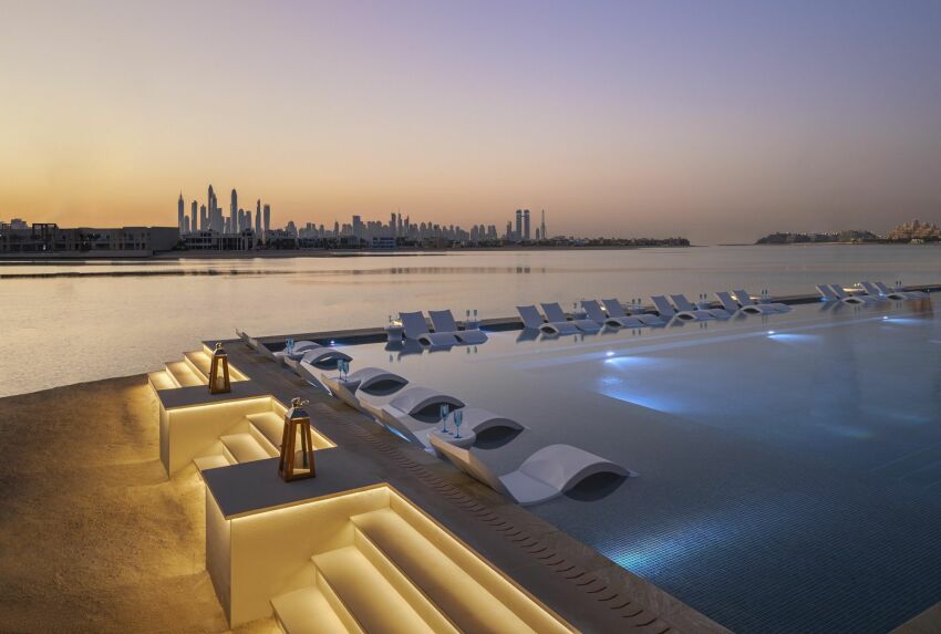 Une réalisation offrant une vue imprenable sur la mer et la ville de Dubai&nbsp;&nbsp;